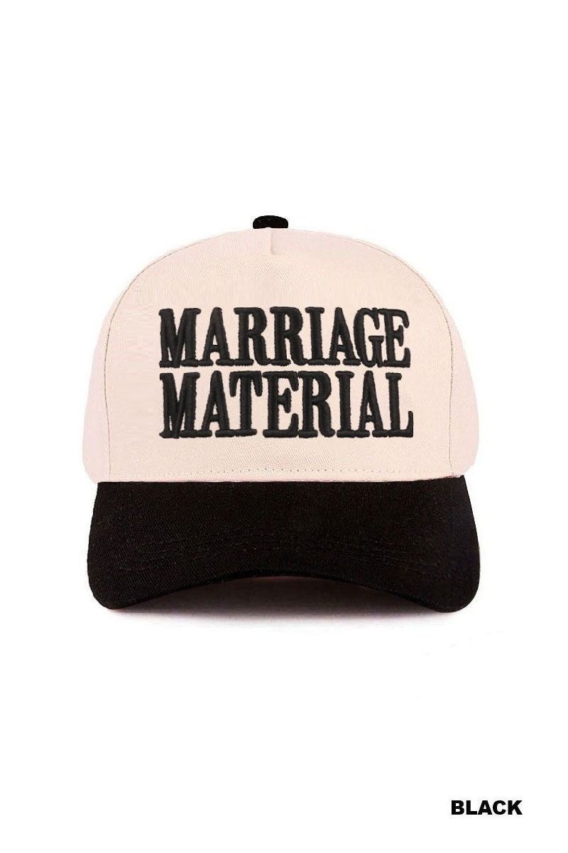 Marriage Material Trucker Hat-How Cute is That? Boutique