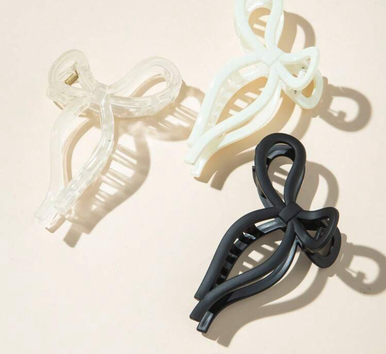 Medium Bow Shaped Claw Clip-How Cute is That? Boutique