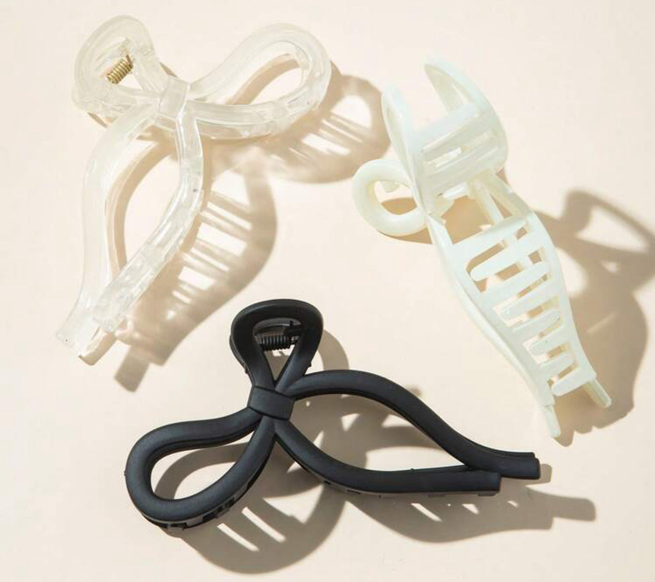 Medium Bow Shaped Claw Clip-How Cute is That? Boutique