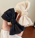 Small Fabric Bow Claw Clip-How Cute is That? Boutique