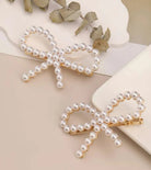 Pearl Bow Hair Clip Barette-How Cute is That? Boutique