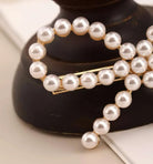 Pearl Bow Hair Clip Barette-How Cute is That? Boutique