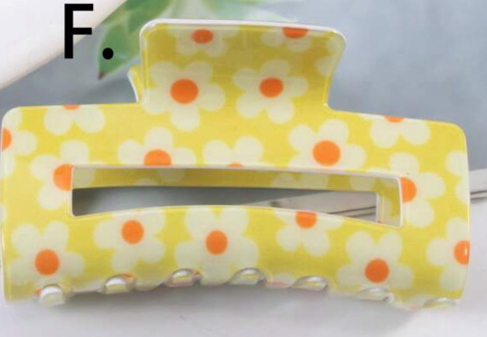 Cute Flower Claw Clip-How Cute is That? Boutique