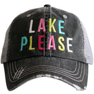 Trucker Embroidered Hat- LAKE-How Cute is That? Boutique