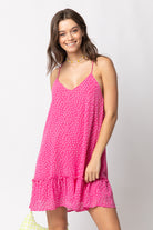 Sleeveless Spotted Braided Strap Mini Dress-How Cute is That? Boutique