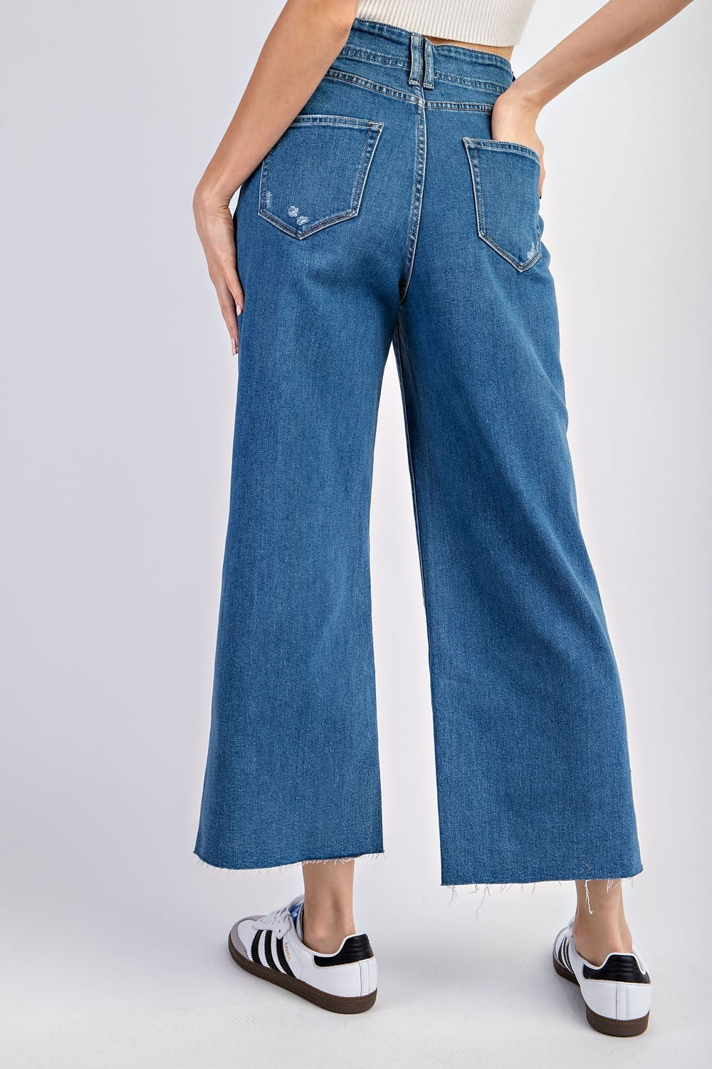 Cropped Denim Straight Leg Jeans-How Cute is That? Boutique