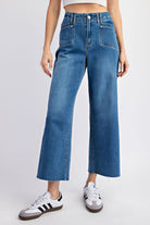 Cropped Denim Straight Leg Jeans-How Cute is That? Boutique