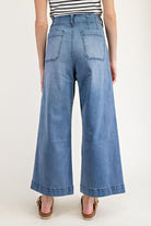 Straight Leg Denim Pants in Light Denim-How Cute is That? Boutique