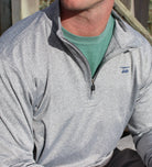 Ocean View Quarter Zip- Heather Monument-How Cute is That? Boutique