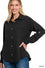 Zenana DOUBLE GAUZE BUTTON DOWN ROLL-UP LONG SLEEVE SHIRT-How Cute is That? Boutique