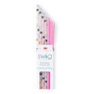 Sweet and Spooky + Pink Reusable Straw Set-How Cute is That? Boutique