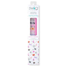 Sweet and Spooky + Pink Reusable Straw Set-How Cute is That? Boutique