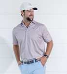 Albatross Polo - Coral/Aruba Stripe-How Cute is That? Boutique