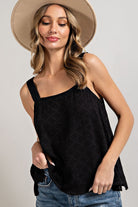 CASUAL SQUARE NECK SLEEVELESS TOP-How Cute is That? Boutique