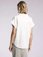 LAIRA SHIRT in White-How Cute is That? Boutique