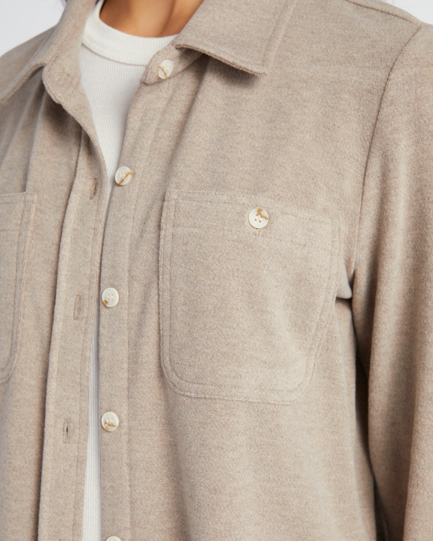 Lewis Shirt - Taupe Color