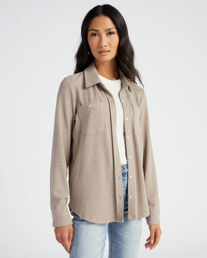 Lewis Shirt - Taupe Color