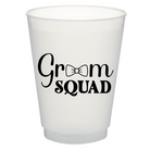 Groom  Squad BLACK Frost Cups- Set of 10-How Cute is That? Boutique