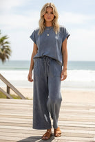 Mineral Wash Lounge Set-How Cute is That? Boutique