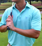 Albatross Polo - Solid Aruba Teal-How Cute is That? Boutique