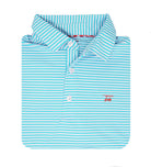 Albatross Polo Aruba/White Wide Stripe-How Cute is That? Boutique