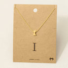 Initial Pendant Necklace-How Cute is That? Boutique