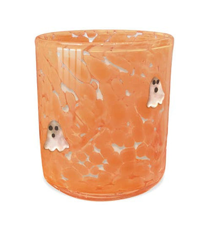 Candy Corn Ghost 12oz Icon Confetti Halloween Candle
