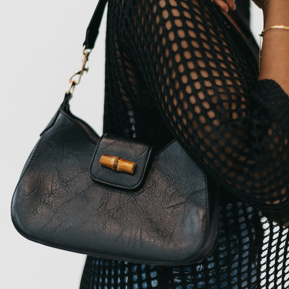 Bamboo Shoulder Bag-How Cute is That? Boutique