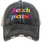 Trucker Embroidered Hat- Vacation-How Cute is That? Boutique