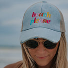 Trucker Embroidered Hat- Vacation-How Cute is That? Boutique