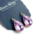 Lilac Drop Earrings-How Cute is That? Boutique