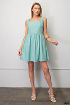 BONNING LINED SIDE POCKET SLEEVELESS DRESS-How Cute is That? Boutique