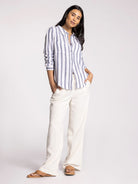 CLEO BUTTON DOWN SHIRT-How Cute is That? Boutique
