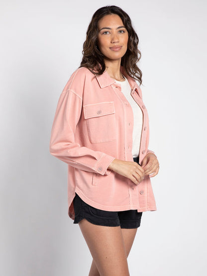 CYRUS JACKET GRAY in Rose Tan