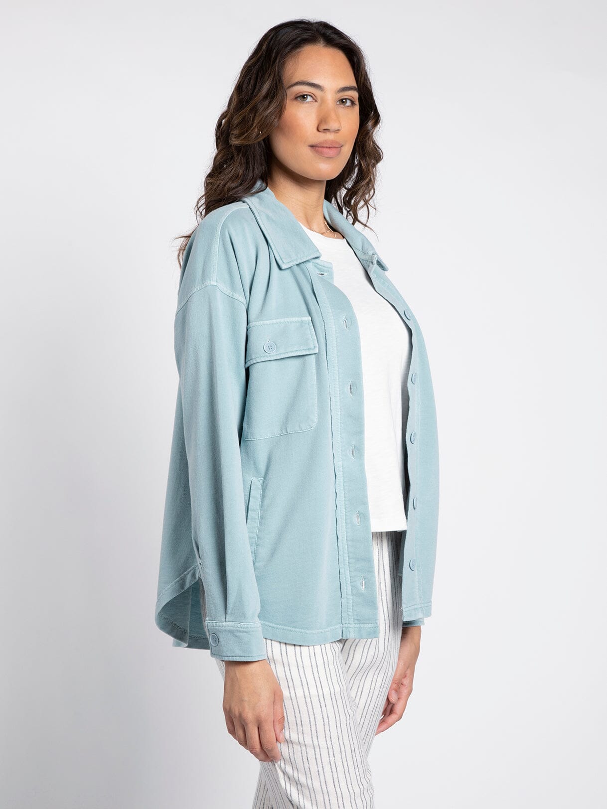 CYRUS JACKET GRAY in Blue