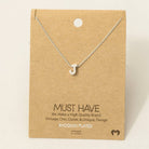 Initial Pendant Necklace-How Cute is That? Boutique