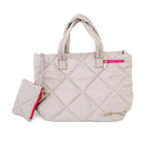 Presley Puffer Quilted Tote Bag With Pouch-How Cute is That? Boutique