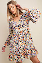 BELL-SLEEVE MINI DRESS-How Cute is That? Boutique