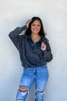 Easy Does It Pullover Hoodie Sweatshirt-How Cute is That? Boutique