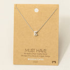 Initial Pendant Necklace-How Cute is That? Boutique