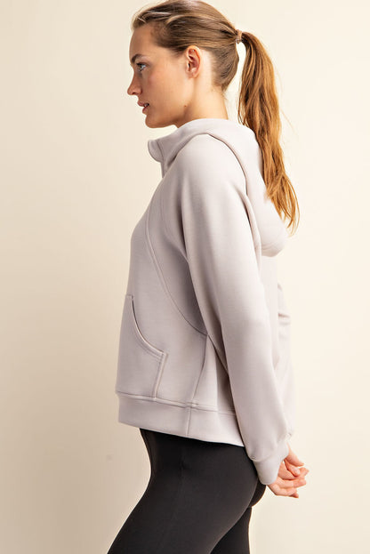 Quarter Zip Hoodie Jacket