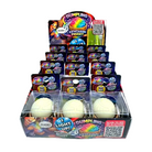 Display of Dumpling Keychain Fidget toys with packaging on a white background