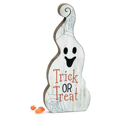 REVERSIBLE GHOST/SNOWMAN SHELF SITTER