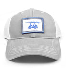 Bald Head Blues Trucker Hat - Grey-How Cute is That? Boutique