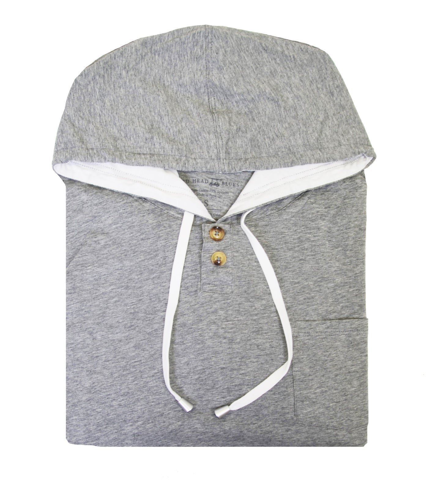 Deep Point Hoodie- Heather Grey Deep Point Hoodie