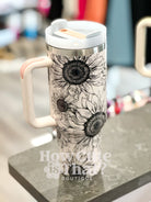 40 OZ SUNFLOWER TUMBLER-How Cute is That? Boutique