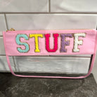 Pink STUFF travel pouch-How Cute is That? Boutique