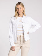 Jackie Denim Jacket--How Cute is That? Boutique