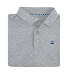 Albatross Polo - Heather Monument Albatross Polo-How Cute is That? Boutique