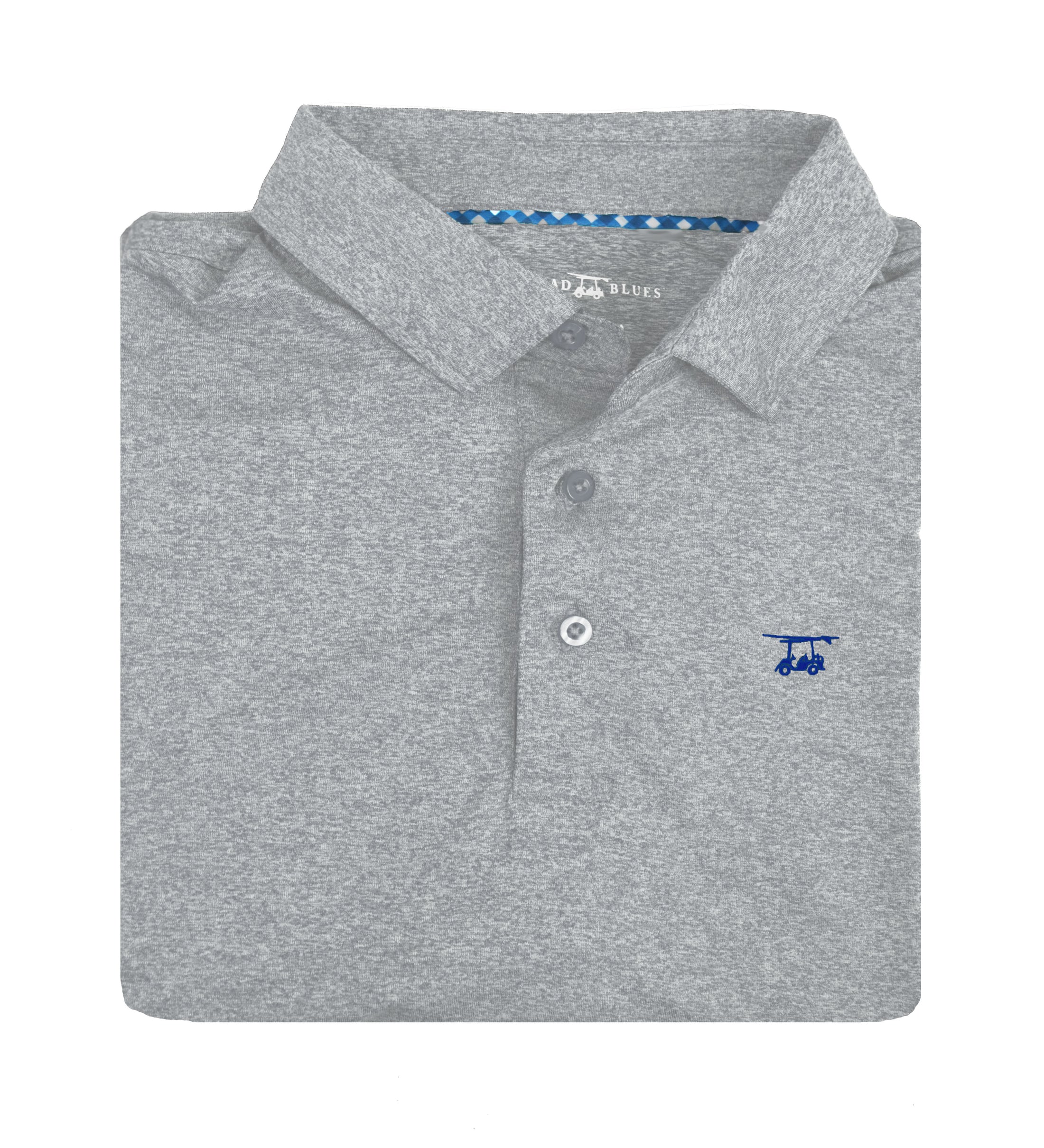 Albatross Polo - Heather Monument Albatross Polo-How Cute is That? Boutique